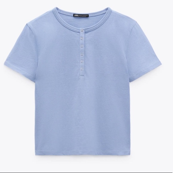 NWT Zara Snap Button Top - Picture 6 of 8